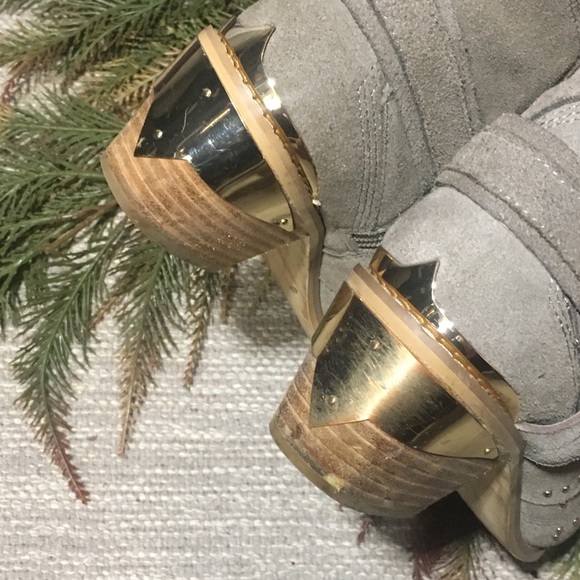 ALDO | Studded Suede Leather Western Booties - Picture 5 of 5